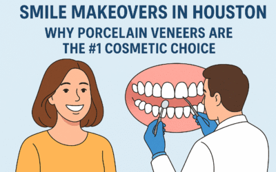 Smile Makeovers in Houston: Why Porcelain Veneers Are the #1 Cosmetic Choice